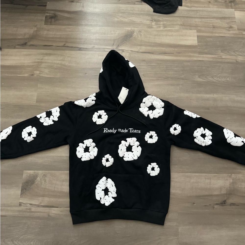 Ready made tears black hoodie